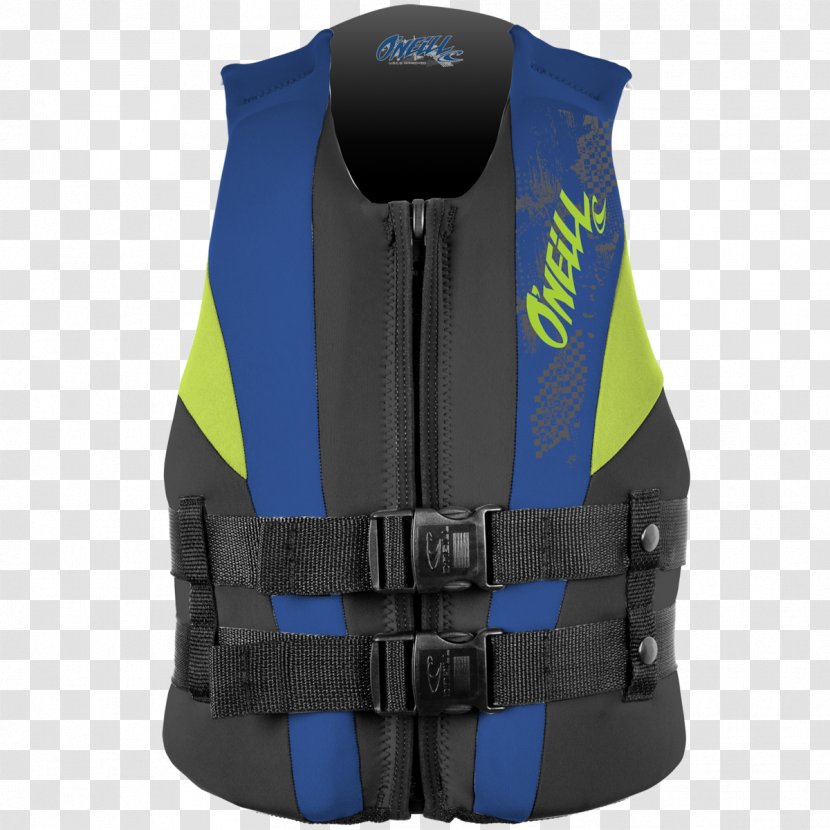 Gilets O'Neill Wetsuit Life Jackets Water Skiing - Electric Blue - Jacket Transparent PNG