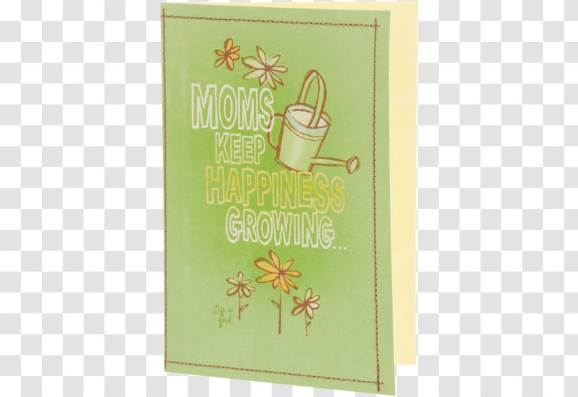Green Font - Mothers Day Greeting Card Transparent PNG