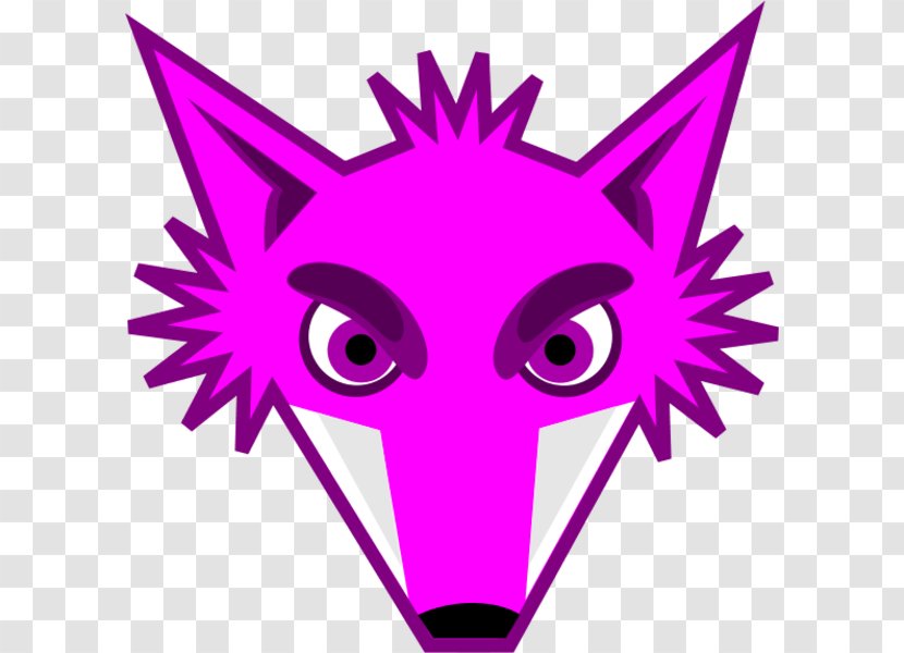 Red Fox Clip Art - Fictional Character - Pink Cliparts Transparent PNG