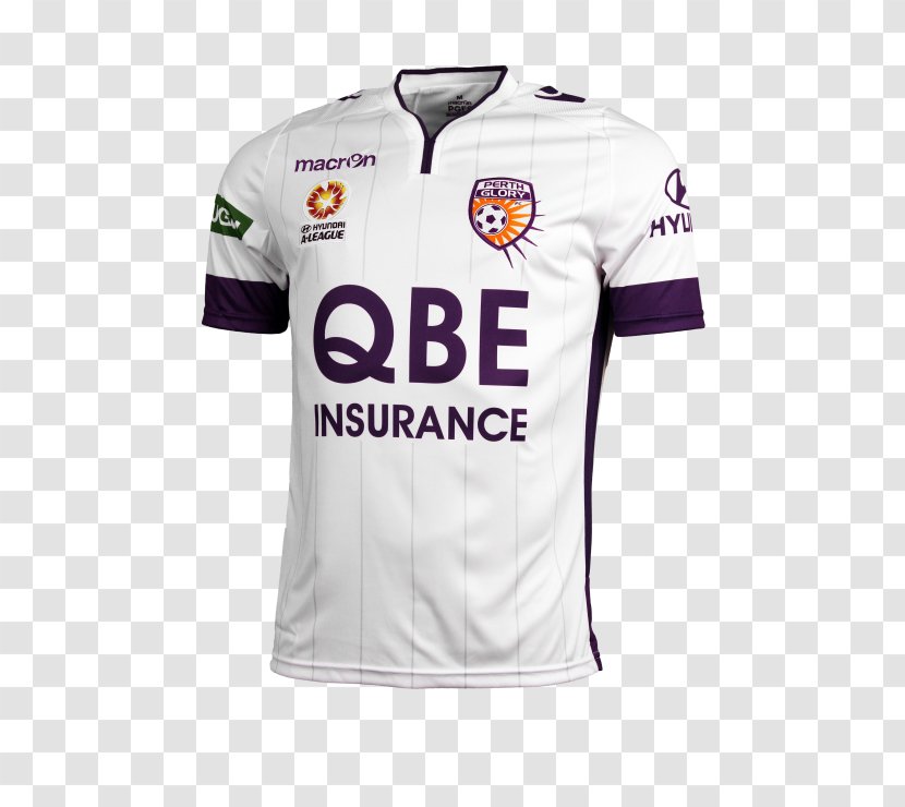 Sports Fan Jersey T-shirt Perth Glory FC Sleeve - T Shirt Transparent PNG