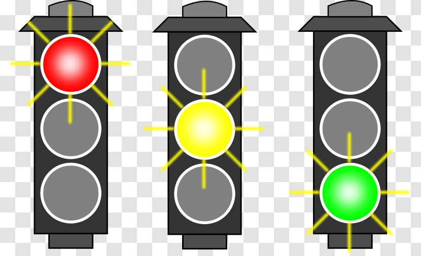 Traffic Light Electric Clip Art - Yellow - Cliparts Transparent PNG