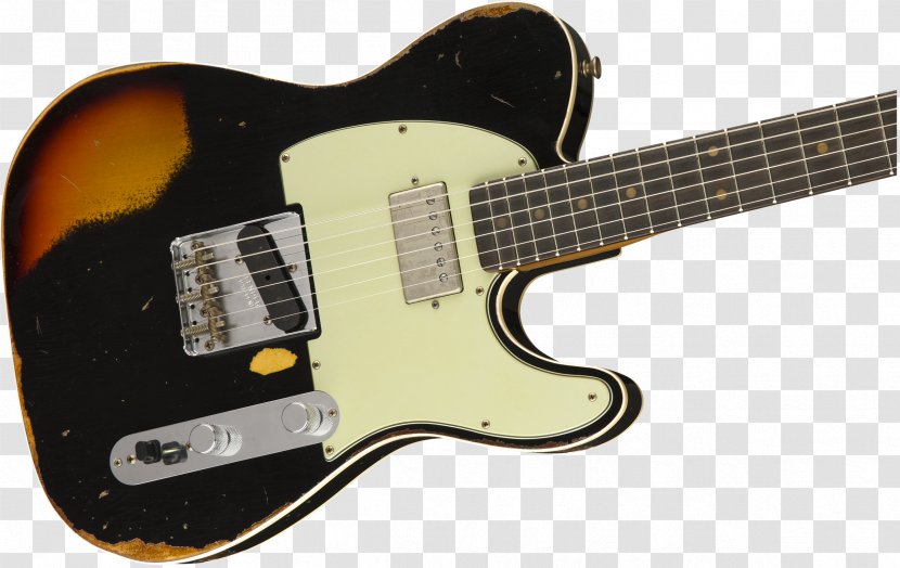 Electric Guitar Fender Telecaster Custom Acoustic Bass - String Instrument Transparent PNG