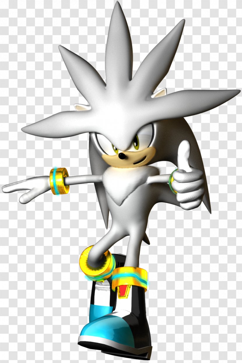 Silver The Hedgehog Shadow Character Cartoon - Work Of Art - My Name Is Transparent PNG