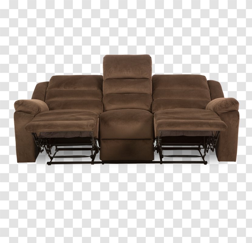 Recliner Sofa Bed Couch Comfort - Chocolate Material Transparent PNG