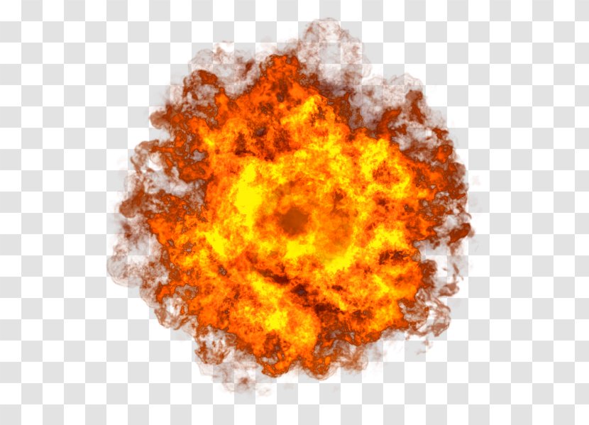 Explosion Computer File - Orange - Ball Of Fire Clipart Picture Transparent PNG
