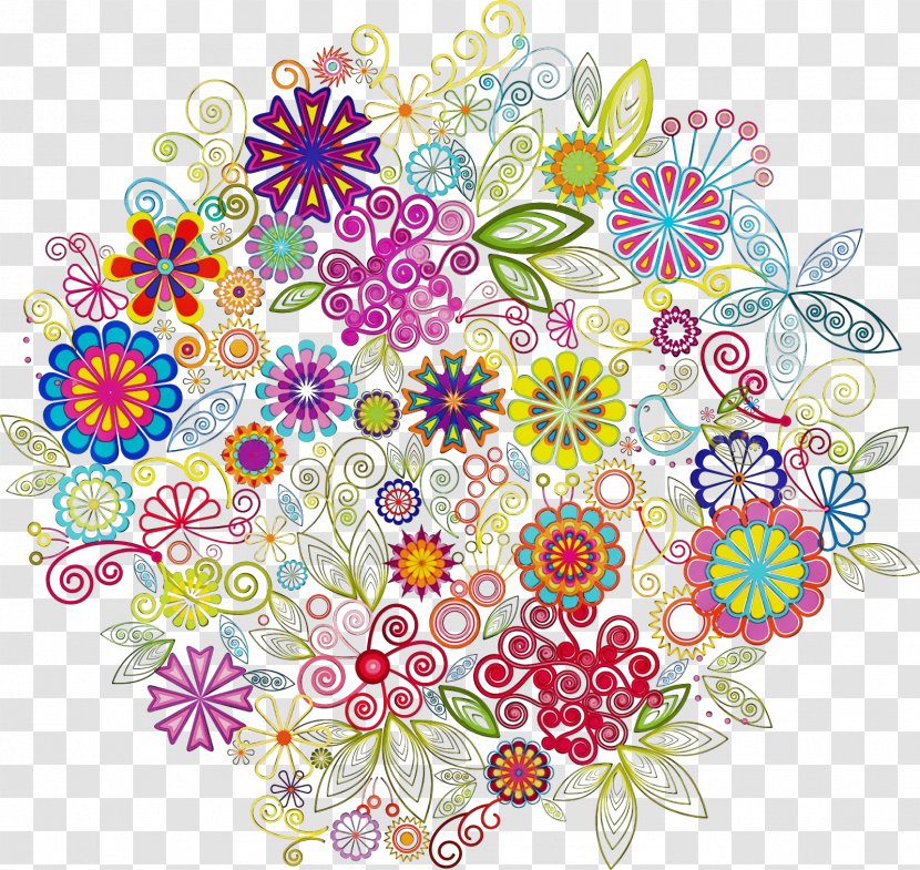 Watercolor Floral Background - Pedicel - Sticker Transparent PNG