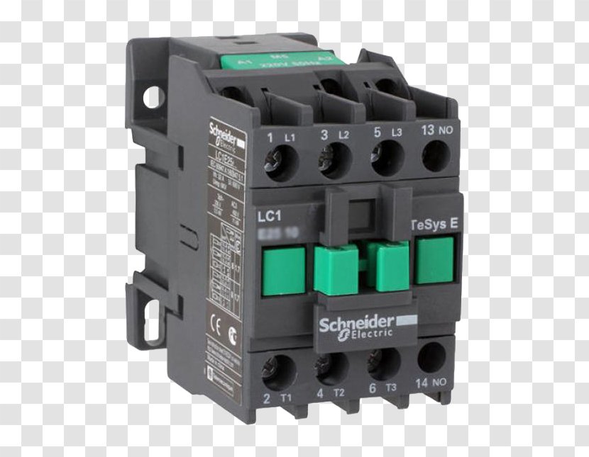 Contactor Schneider Electric Switchgear Wiring Diagram Three-phase Power - Electronic Circuit - 18 AÑOS Transparent PNG