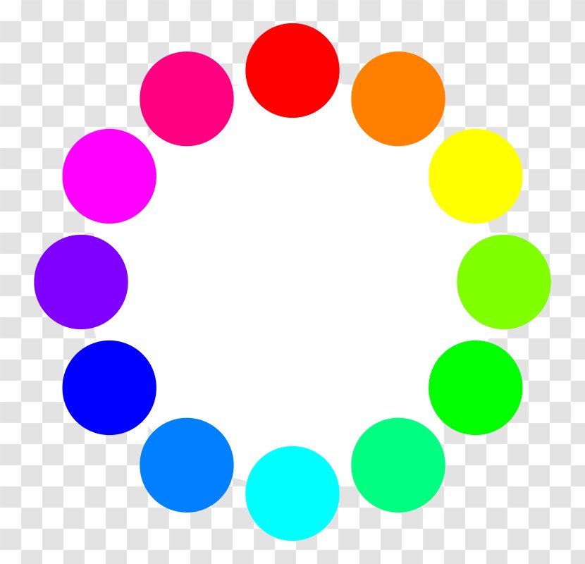 Color Wheel Circle Clip Art - Dots Transparent PNG