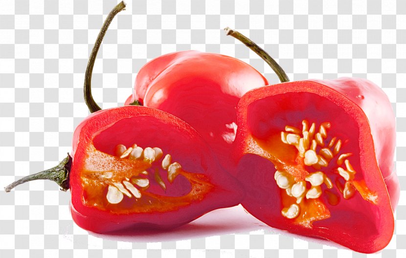 Red Plant Food Pimiento Vegetable - Chili Pepper Fruit Transparent PNG