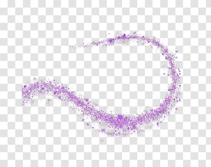 Purple Curve Star Effect Element Transparent PNG