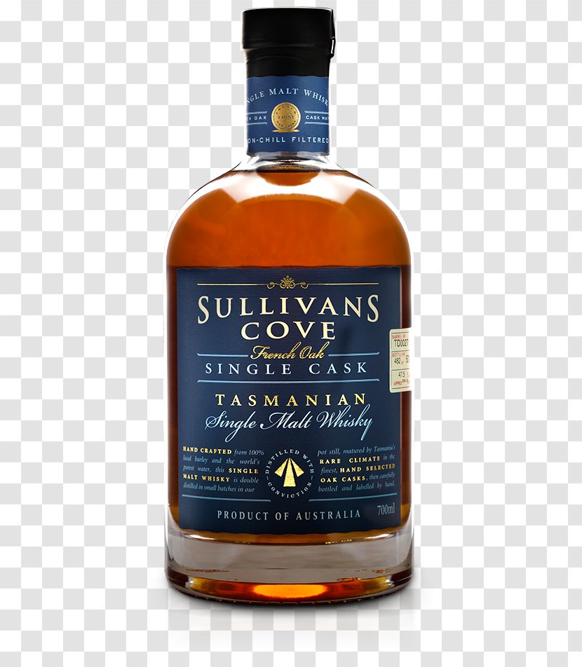 Liqueur Rye Whiskey Sullivans Cove Single Malt Whisky - Barrel - Dry Chilli Transparent PNG