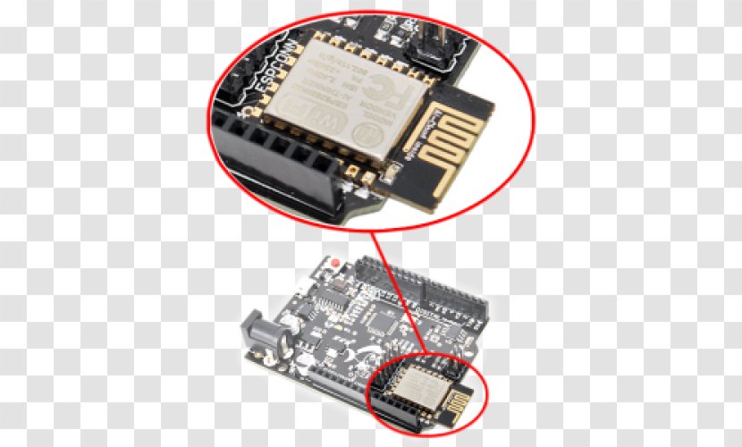 Microcontroller Arduino Flash Memory Electronics Hardware Programmer - Circuit Component - Breadboard Transparent PNG
