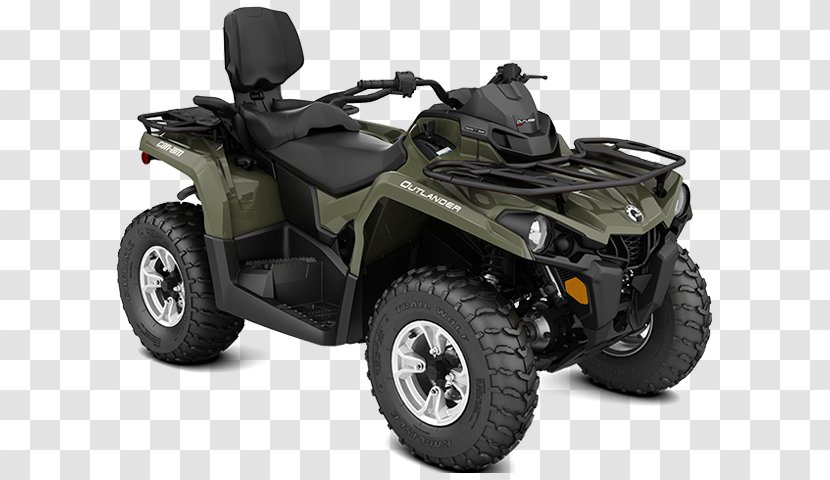 Can-Am Motorcycles All-terrain Vehicle 2019 Mitsubishi Outlander 2018 - Continuously Variable Transmission - 2WD ATV Tires Transparent PNG