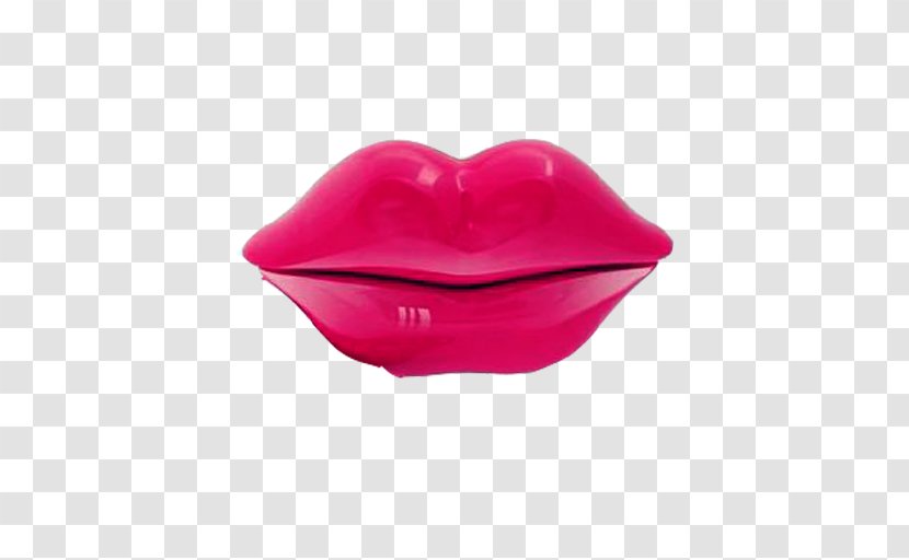 Lip Gloss Water Lipstick - Watercolor - Girls Pink Lips Transparent PNG