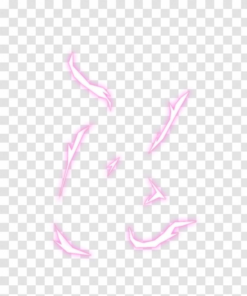 Desktop Wallpaper Nose Close-up Pattern - Pink M - Lightning Bolt Transparent PNG