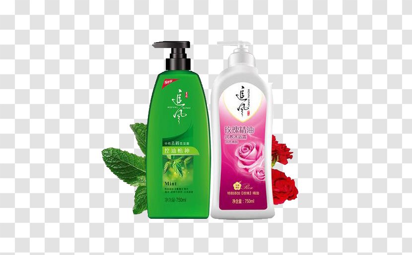 Shampoo And Set Hair Conditioner Oil Shower Gel - Rose Mint Transparent PNG
