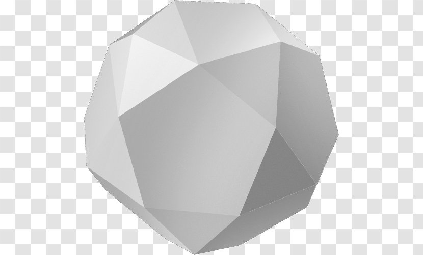 Crystal Angle - 3D Solid Geometry Gypsum Brush Transparent PNG