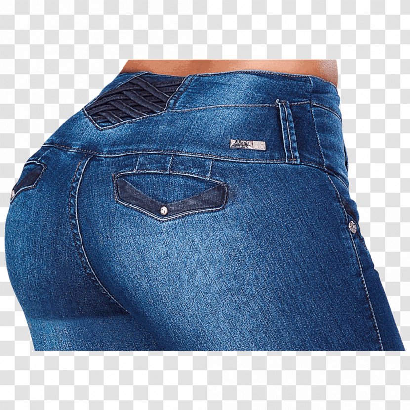 Jeans Denim Waist Pocket M - Blue Transparent PNG