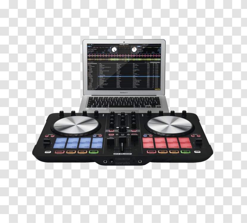 DJ Controller Disc Jockey Musical Instruments Traktor - Cartoon Transparent PNG