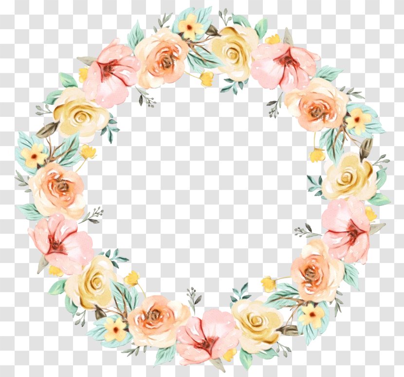 Floral Design Wreath Cut Flowers Petal - Rose Transparent PNG