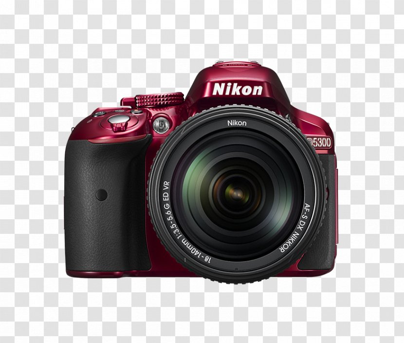 Nikon D5300 D5200 AF-S DX Nikkor 18-140mm F/3.5-5.6G ED VR Digital SLR Zoom-Nikkor 18-55mm - Dx Format - Camera Transparent PNG