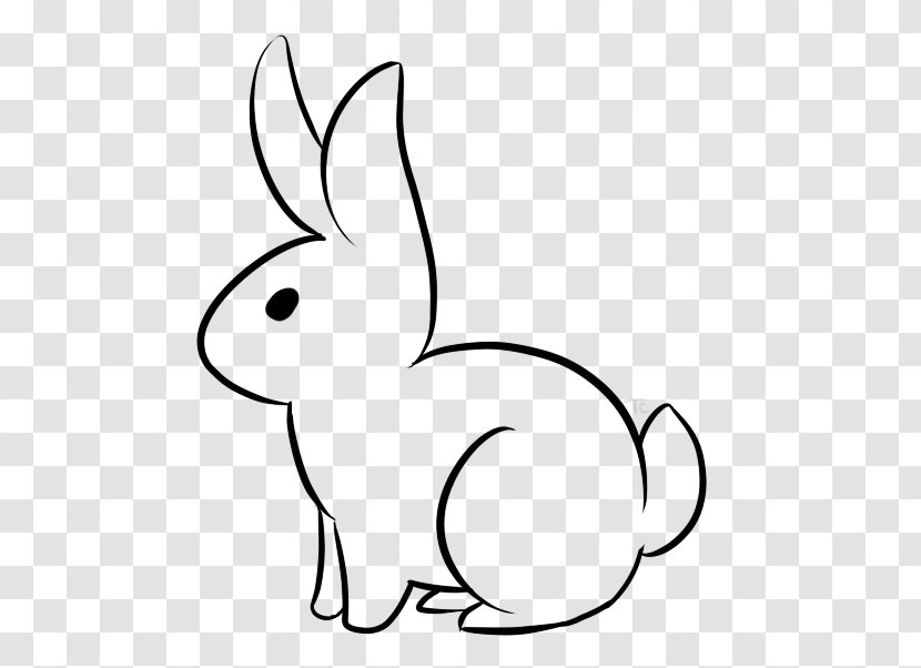 Line Art Drawing Bugs Bunny Rabbit Clip Transparent PNG
