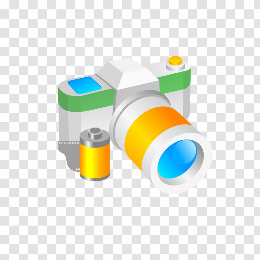 Camera Lens - Singlelens Reflex - Graphic Color Transparent PNG