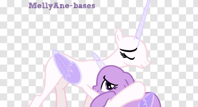 Pony You'll Play Your Part Ether Base Winged Unicorn - Silhouette - Heart Transparent PNG