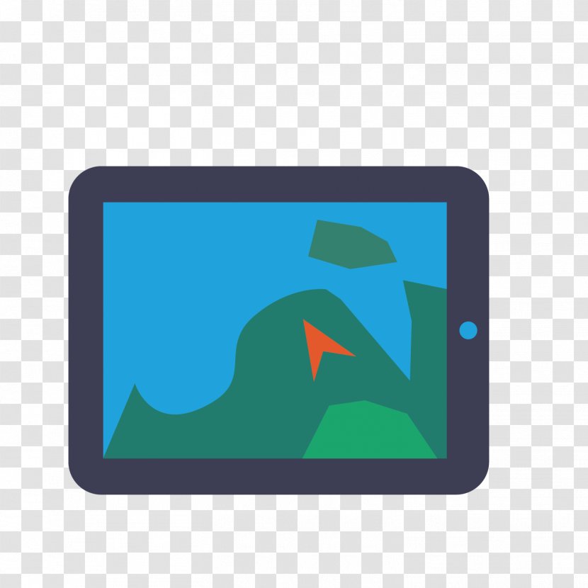 Logo Brand Technology Font - Blue - Vector Tablet PC Transparent PNG