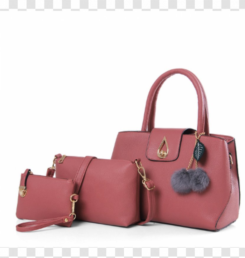 Handbag Leather Clothing Accessories Strap - Magenta - Women Bag Transparent PNG