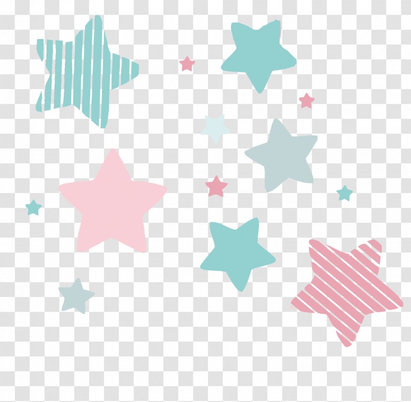 Vector Cartoon Little Star - Vecteur - Symmetry Transparent PNG