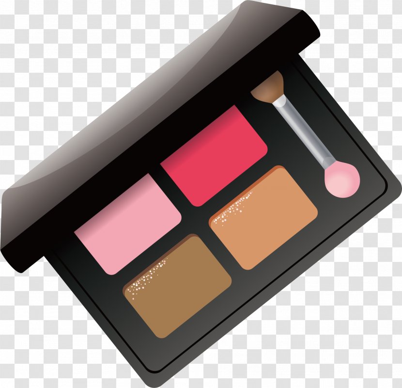 Eye Shadow Cosmetics Beauty Lip Balm - Lipstick - Color Eyeshadow Vector Transparent PNG
