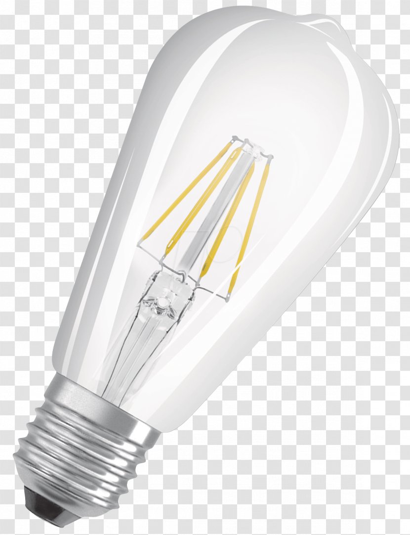 Incandescent Light Bulb Edison Screw LED Lamp Filament - Led - Classical Shading Transparent PNG