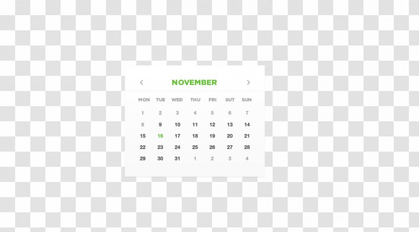 Brand Pattern - Rectangle - Simple Calendar Transparent PNG