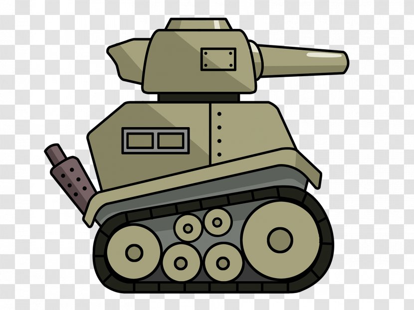 Tank Cartoon Drawing Clip Art - Combat Vehicle - Tanker Cliparts Transparent PNG