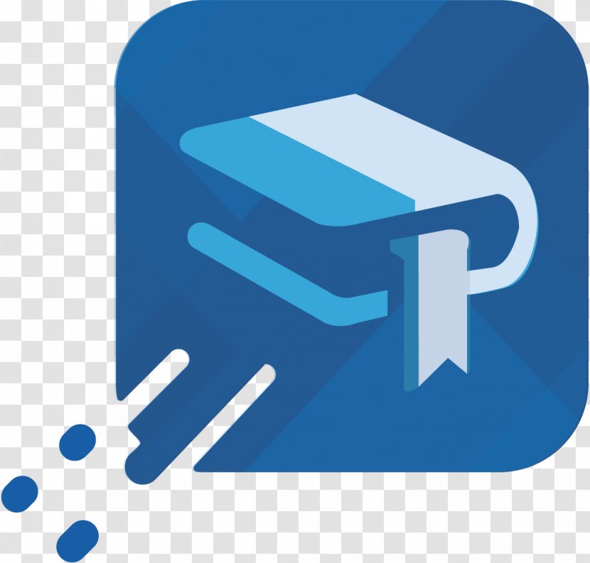 Logo Brand Line - Electric Blue Transparent PNG