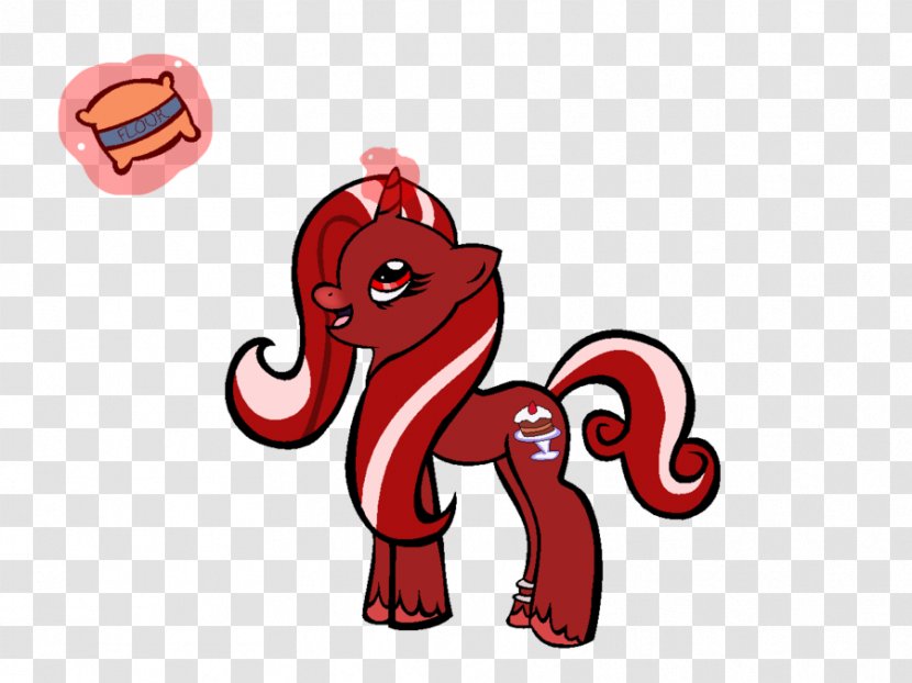 Pony Red Velvet Cake Cupcake Horse - Cartoon Transparent PNG