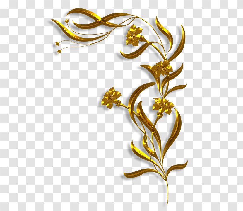 Floral Design Flower Silhouette Clip Art - Branch Transparent PNG
