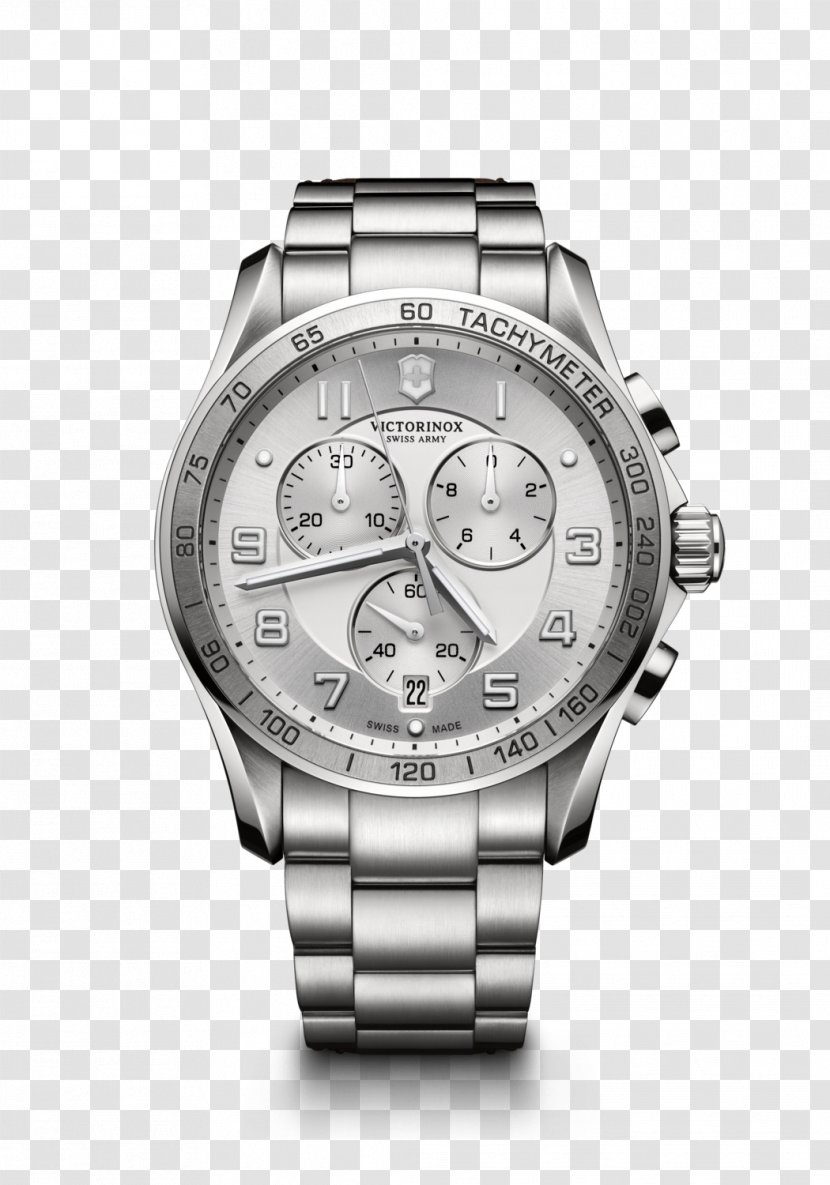 Victorinox Chrono Classic XLS Watch Chronograph Swiss Armed Forces - Alliance Small Transparent PNG