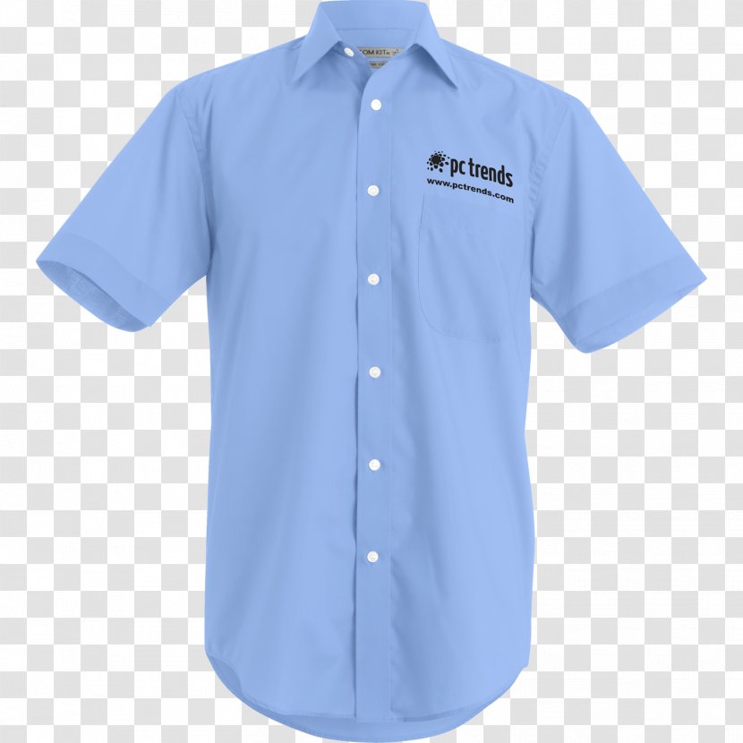 T-shirt Clothing Sleeve Fishing - Polo Shirt - Blue Work Uniforms Transparent PNG