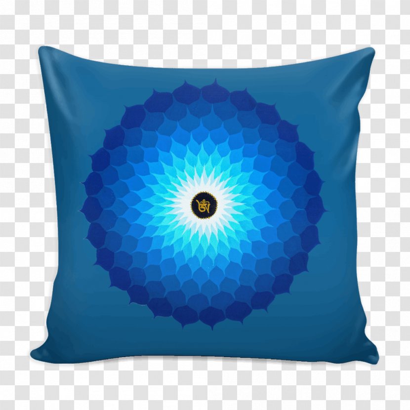 Throw Pillows Cushion Polyester Cobalt Blue - Yoga Pilates Mats Transparent PNG