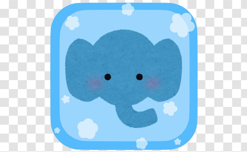 Clip Art Marine Mammal Turquoise - Elephant Transparent PNG