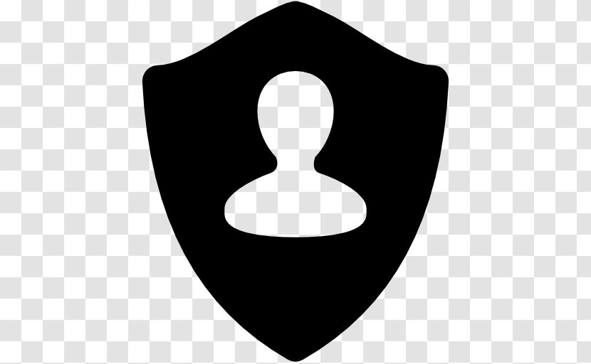 User Download - Linkware - Black Shield Transparent PNG