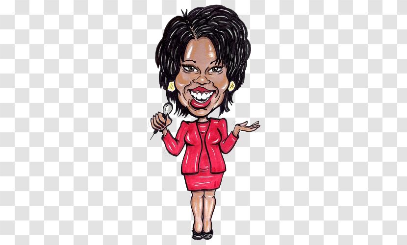 The Oprah Winfrey Show Cartoon Television Presenter Clip Art - Flower - Us History Clipart Transparent PNG