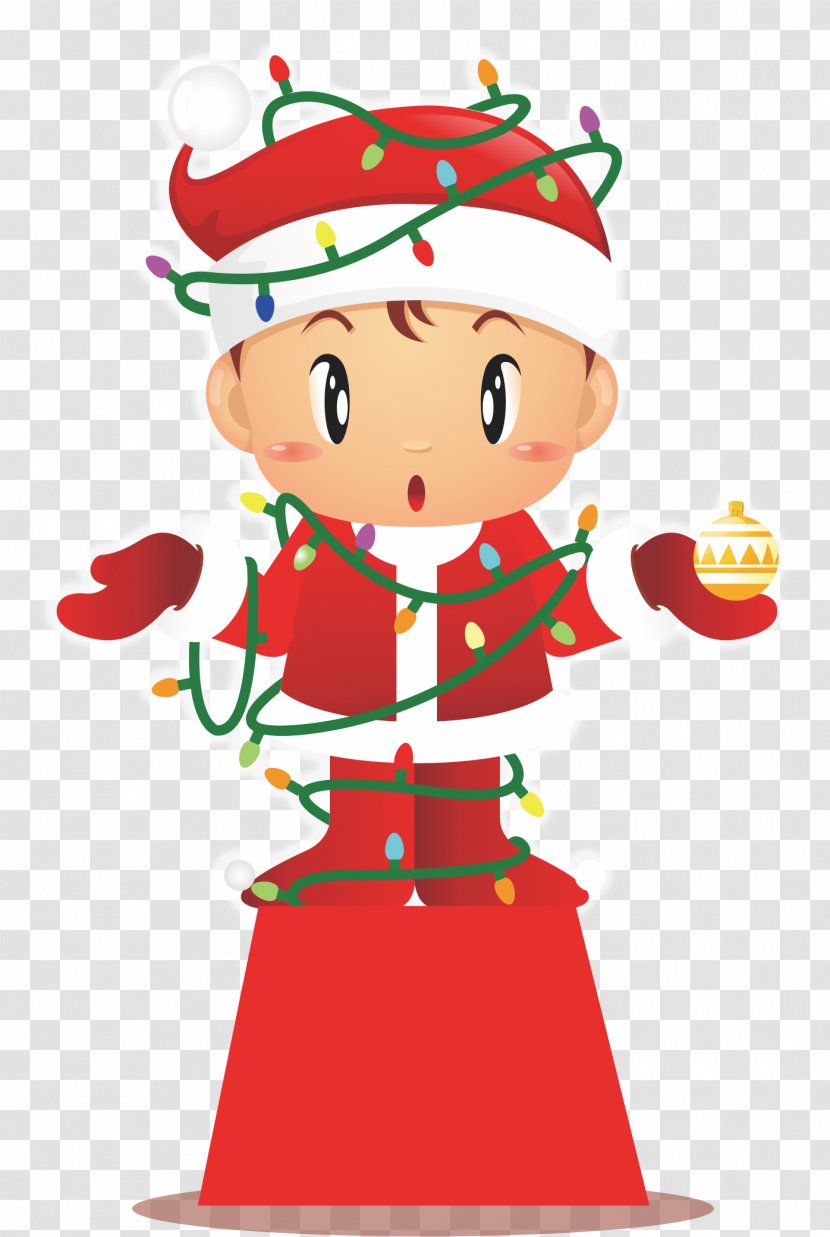 New Year Christmas Clip Art - Child - Standing Man Transparent PNG
