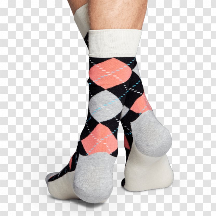 Sock Ankle Knee Shoe - Frame - Argyle Pattern Transparent PNG