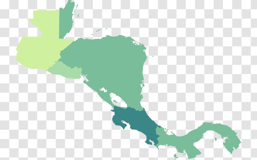 Central America Stock Illustration Vector Graphics Royalty-free - Map Transparent PNG