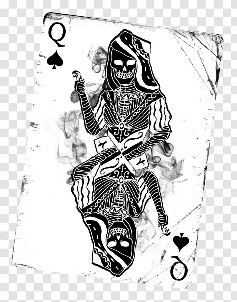 Queen Of Spades Hearts Playing Card King Jack - Ace Transparent PNG