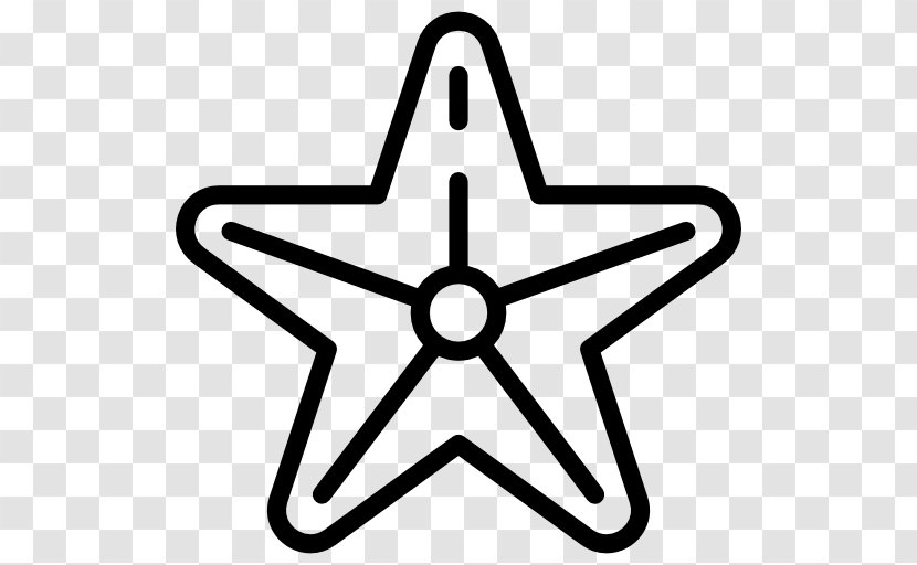 Starfish Five-pointed Star - Drawing Transparent PNG