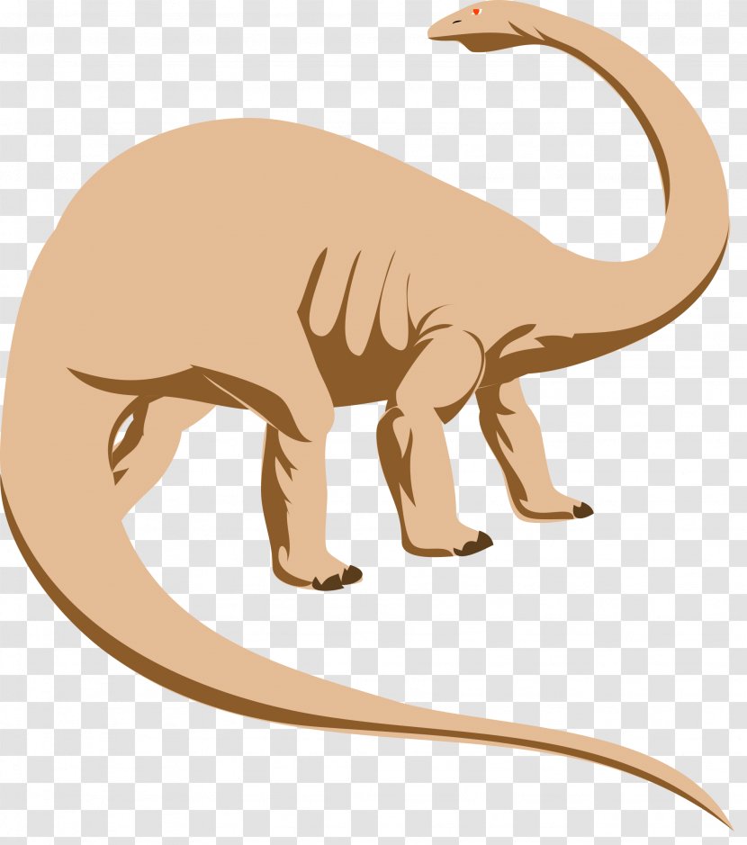 Brontosaurus Dinosaur Drawing Clip Art - Carnivoran - Dino Transparent PNG